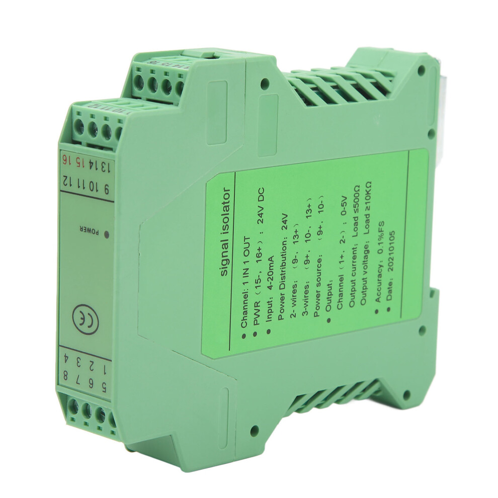 Dc 24V Signal Isolator 1In 1Out 4-20Ma Anti-Interference Module 3201356533564