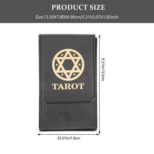 Multi- Pu Tarotkarten Aufbewahrungsetui Rechteckige Box 1