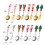 Christmas Spoon and Fork Set 410Stainless Steel-B silver four 4