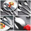 1 Set Salatlöffel Salatgabel Salat Servierbesteck (Silber) 6