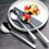 1 Set Salatlöffel Salatgabel Salat Servierbesteck (Silber) 7