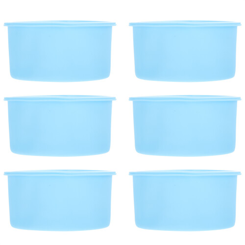 6 silikon-backformen muffinförmchen kuchenbackformen