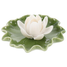 Duftstäbchenhalter Keramik Blumenform Mit Aschenfänger