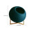 Ceramischer Runder Verzinktem (Blau) 3