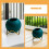 Ceramischer Runder Verzinktem (Blau) 8