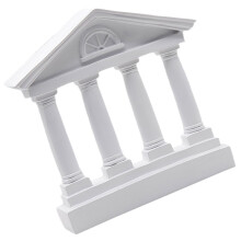 griechische tempelstatue im römischen aus harz für heimdekoration