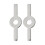 1 set, 2 , edelstahlzubehör für (silber) 5