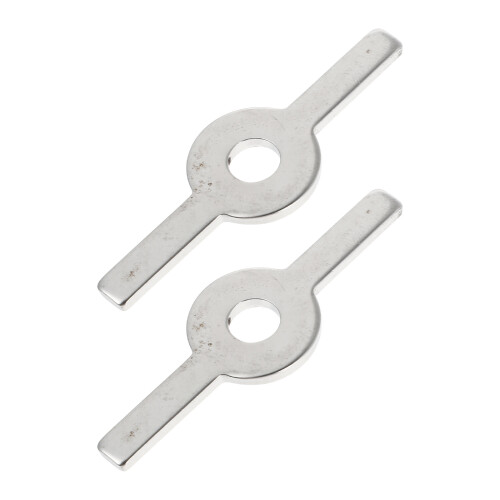 1 set, 2 , edelstahlzubehör für (silber) 2