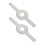 1 set, 2 , edelstahlzubehör für (silber) 4