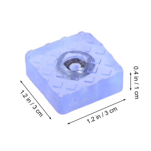 16 . quadratische Möbelgleiter transparent für -, -, Sofabeine 1
