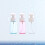 3Stk 100Ml Leere Sprühflaschen Für Transparent Blau Rosa 7