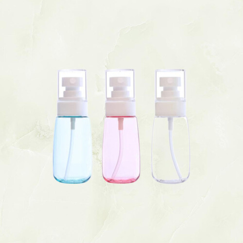 3Stk 100Ml Leere Sprühflaschen Für Transparent Blau Rosa 1