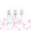 3Stk 100Ml Leere Sprühflaschen Für Transparent Blau Rosa 5