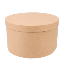 1 Set Runder Kraftpapierbehälter Für Kuchen Cupcakes