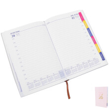 daily planner a5 kunstleder 2026 für und terminplanung