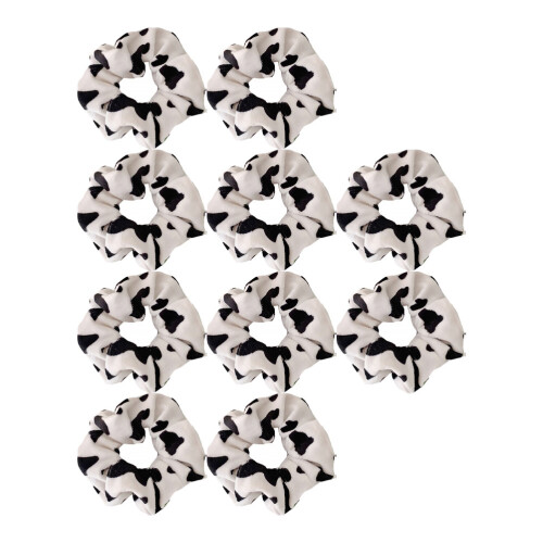 10 kuhmuster haargummis elastische scrunchies