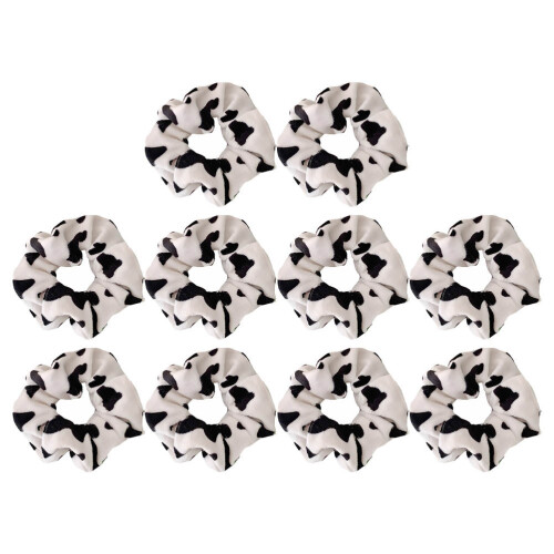 10 kuhmuster haargummis elastische scrunchies 1