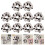 10 kuhmuster haargummis elastische scrunchies 4