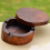 solider holzaschenbecher 13 cm wohnaccessoire und 8