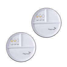 2 3-fächer-platten für diät- zu hause (zufälliger )