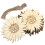 10 holz sonnenblumen dekoelemente hängend 9