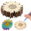 10 holz sonnenblumen dekoelemente hängend 10