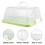 Portable Kuchenbox Cupcake Tragetasche Mit Griff 11
