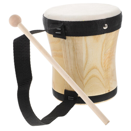 set educatieve kinderpercussie-instrumenten met schapenvacht 's