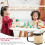 set educatieve kinderpercussie-instrumenten met schapenvacht 's 9