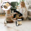 set educatieve kinderpercussie-instrumenten met schapenvacht 's 4