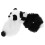 2 fell-scrunchies pandas, elastische plüsch-haargummis 10