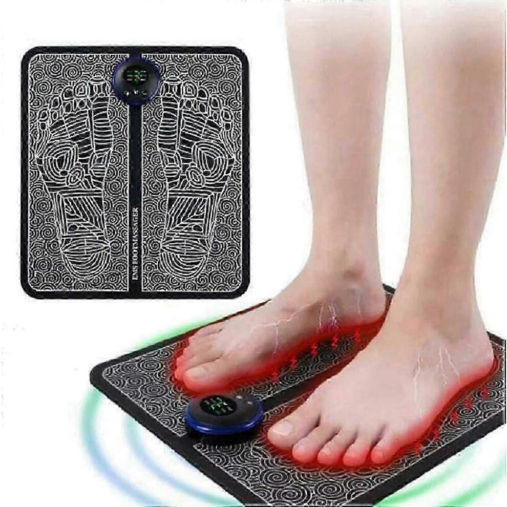 EMS foot massager, USB rechargeable, electrical stimulator, portable massage mat fg2025031700596