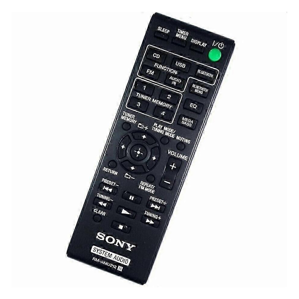 Kikidex (As Show, One Size) New Original Rm-Amu212 Remote Control For Sony System Audio Cmt-X3cd Hcd-Sbt20