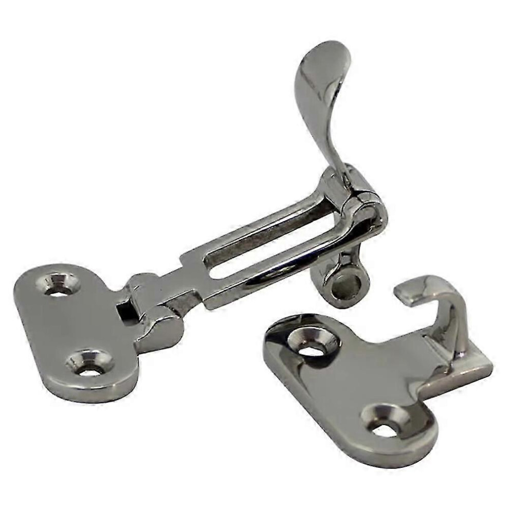 Kikidex (As Show, One Size) Stainless Steel Marine Latch 316 Stainless Steel Lockable Toggle Clamp Latch Hold Down Clamp Latch M