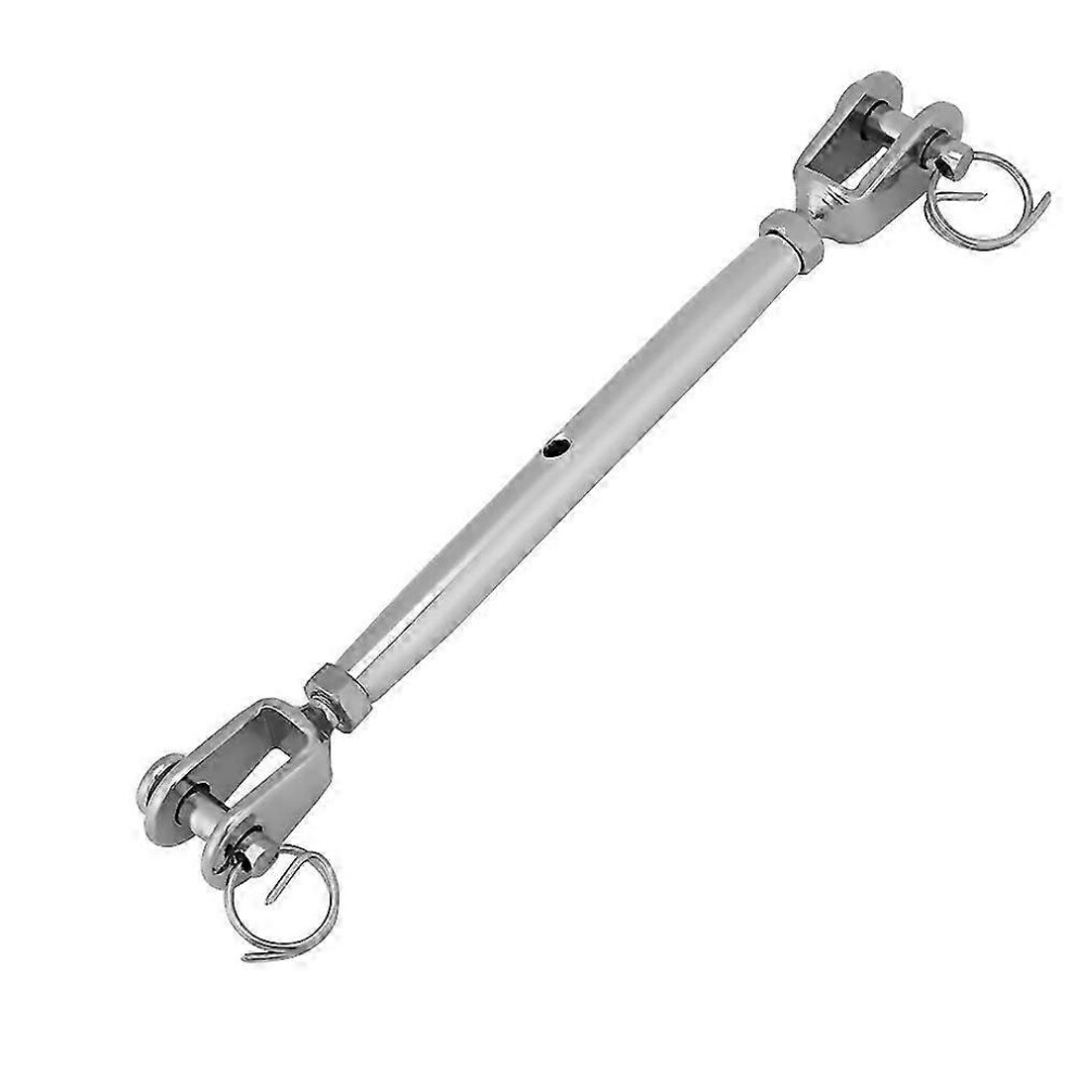 Kikidex (As Show, One Size) Stainless Steel Rigging Screw Closed Body Jaw Turnbuckle For Boat Yacht(M8)