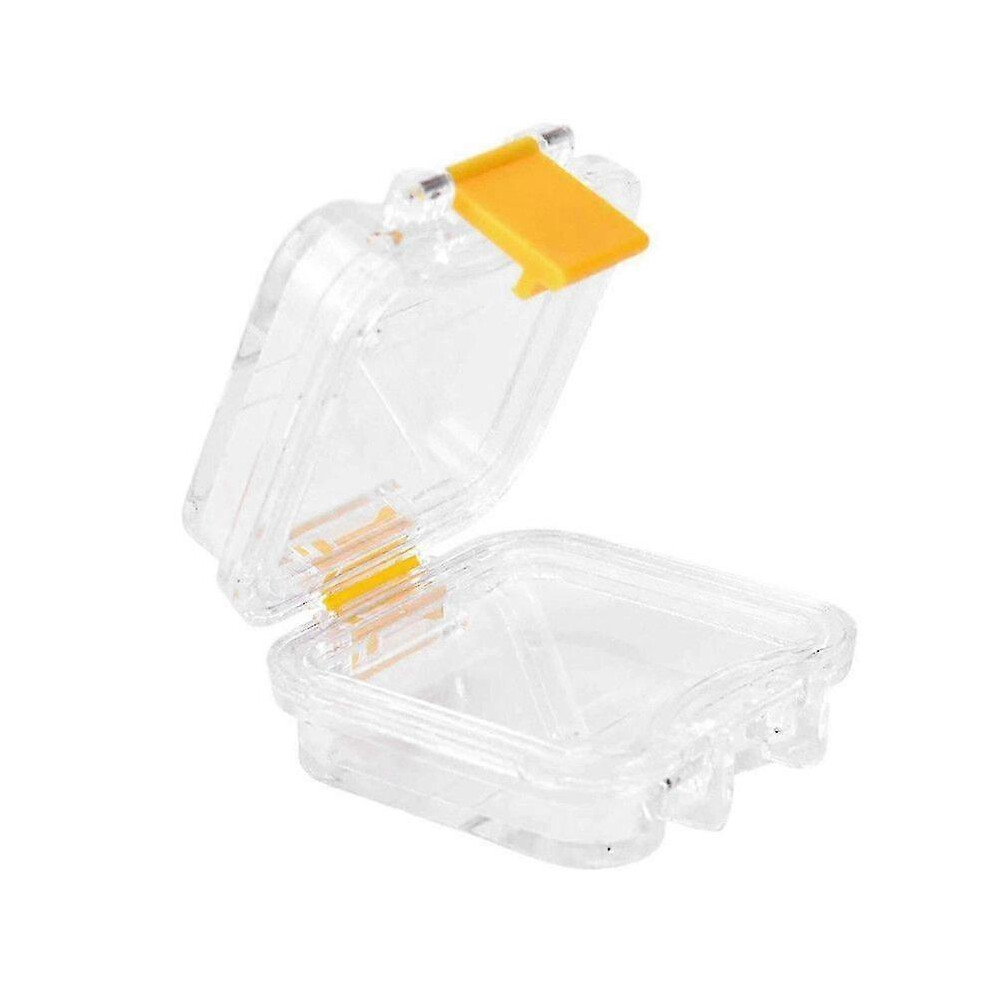 Kikidex (As Show, One Size) Dental Lab Supply 50Pcs Plastic Denture Tooth Box With Film Denture Storage Box Membrane Tooth Box