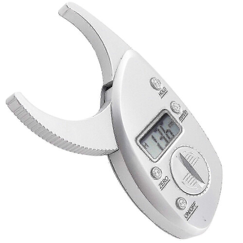 Digital caliper for measuring skinfold thickness