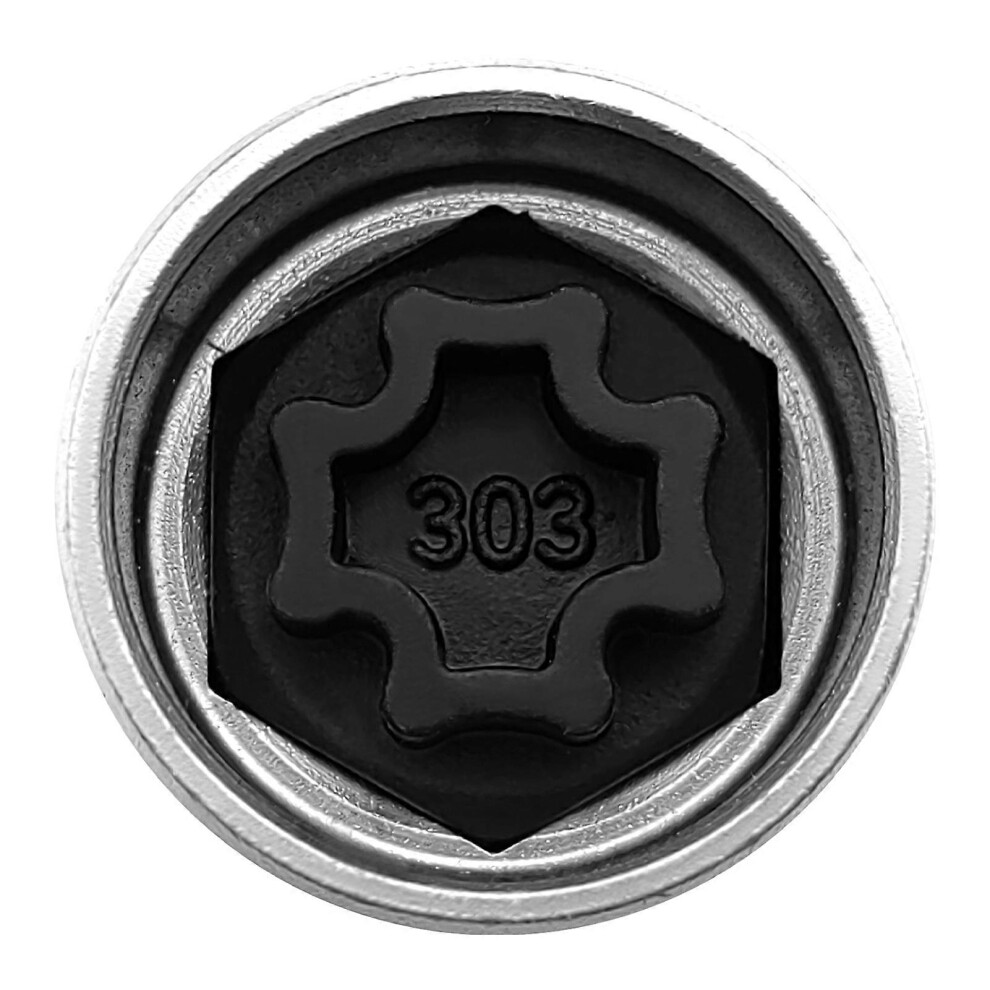 303 Anti Theft Wheel Nut Socket Wrench Replacement Compatible With Mercedes Benz Security Master 6935159265137
