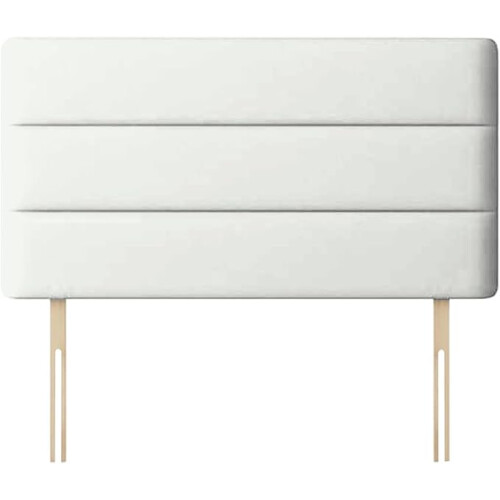 (King Silver)Plush Velvet Horizontal Lined Headboard