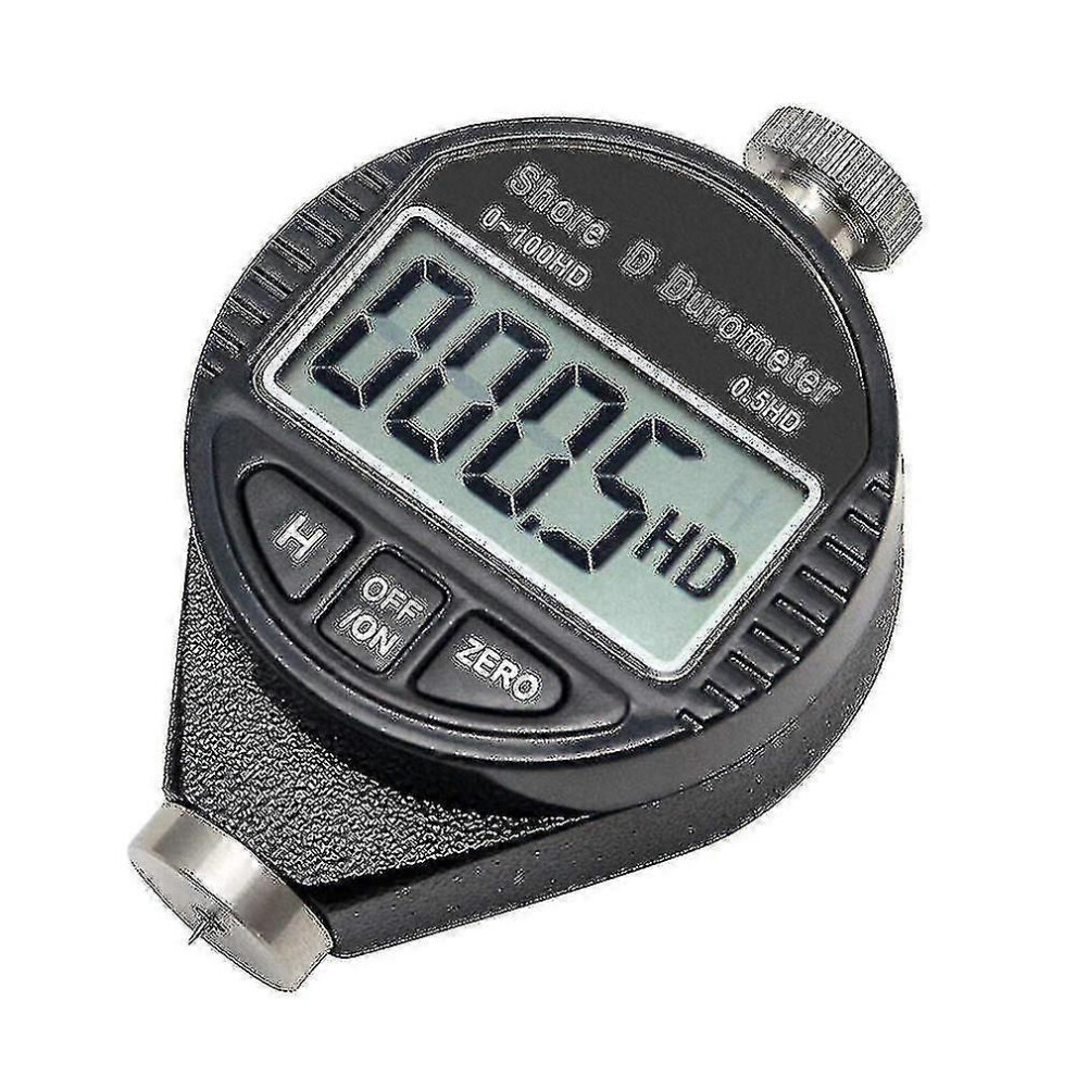 Digital Shore D hardness tester (0-100hd) with large LCD screen for rubber and plastic