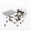 2 tee- hausform für tee- (silber + gold) 2