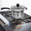 1 set kochtopf mit , frittiertopf, saucepan 4