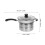 1 set kochtopf mit , frittiertopf, saucepan 3