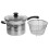 1 set kochtopf mit , frittiertopf, saucepan 10