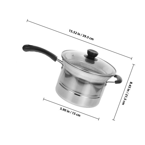 1 set kochtopf mit , frittiertopf, saucepan 1