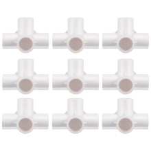 20 4- -Adapter Rohrverbinder für Wasserrohre weiß