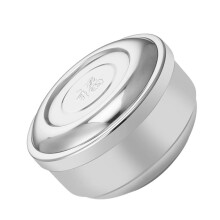 1 reisschüssel mit deckel, doppelwandig, für kinder