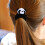 2 fell-scrunchies pandas, plüsch haargummis elastisch 7