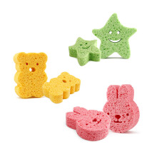 6St Baby Bad Schwamm Luffa Cartoon Bade Pads Zum Einseifen