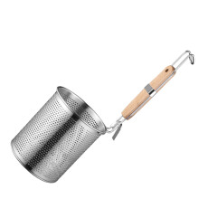 1Stück Holzgriff Nudelsieb Löffel Siebeinsatz Für Zu Hause